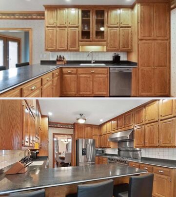 Before & After Cabinet Painting in Stockbridge, GA (1)